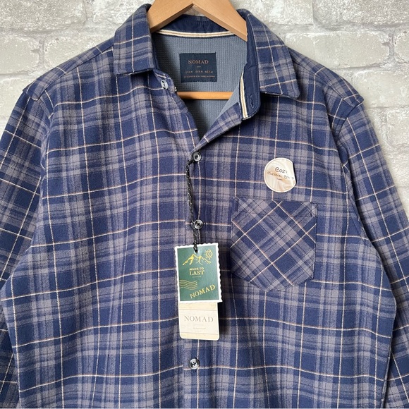 The "Sierra Lined Flannel" by Nomad NWT Thermal Lined Sturdy Flannel Button Up M - Picture 5 of 11